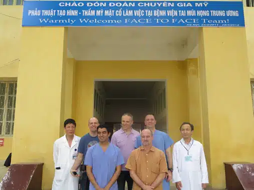 The surgical team with the Hospital Attendings, Florida