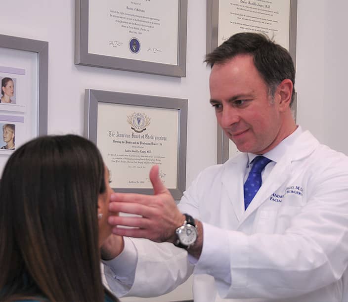 Deep plane facelift consultation with Dr. Bustillo in Miami.